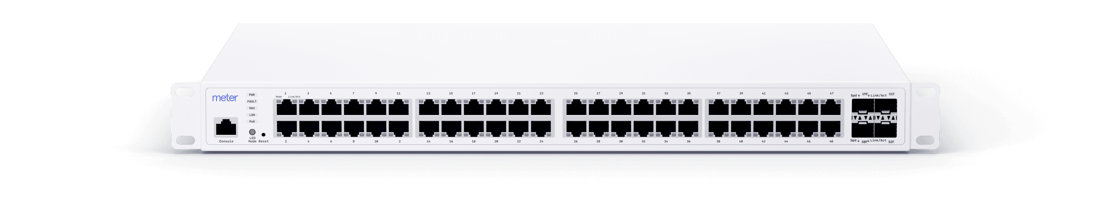 Meter 48-Port PoE++ Switch